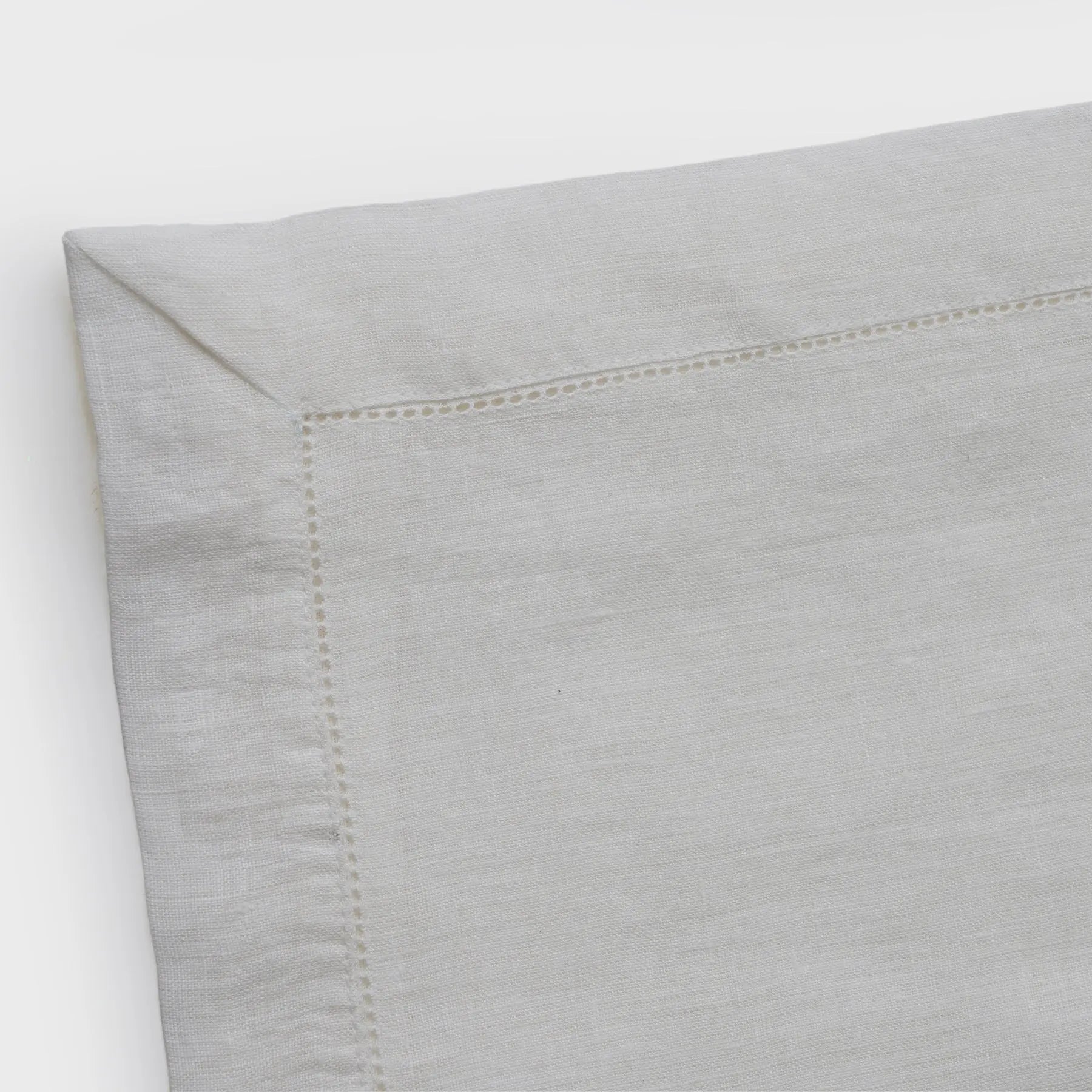 White Linen Table Runner SanctuaryLiving