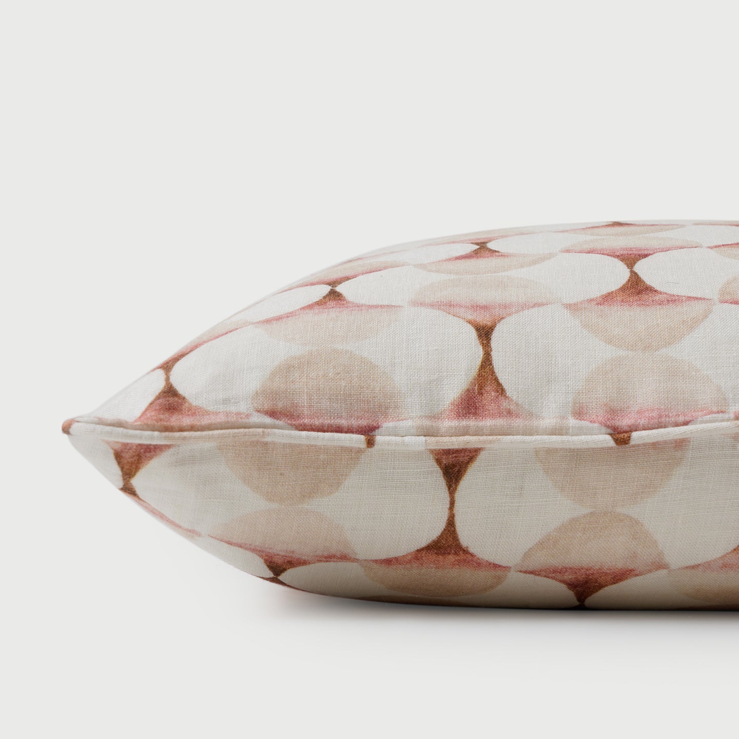 Cove Blush Linen Cushion Cover