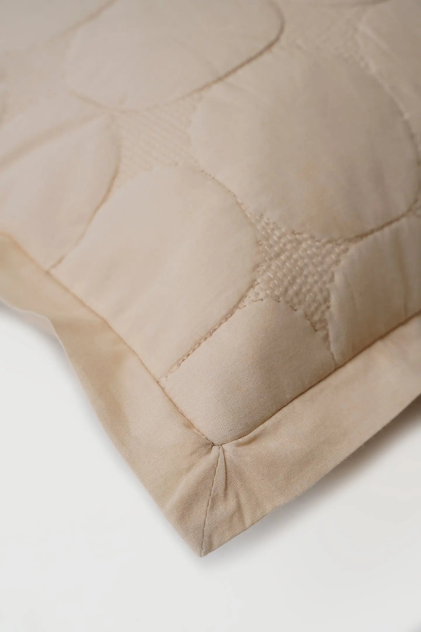 Zen Blush Quilted Cotton Pillow Covers SanctuaryLiving