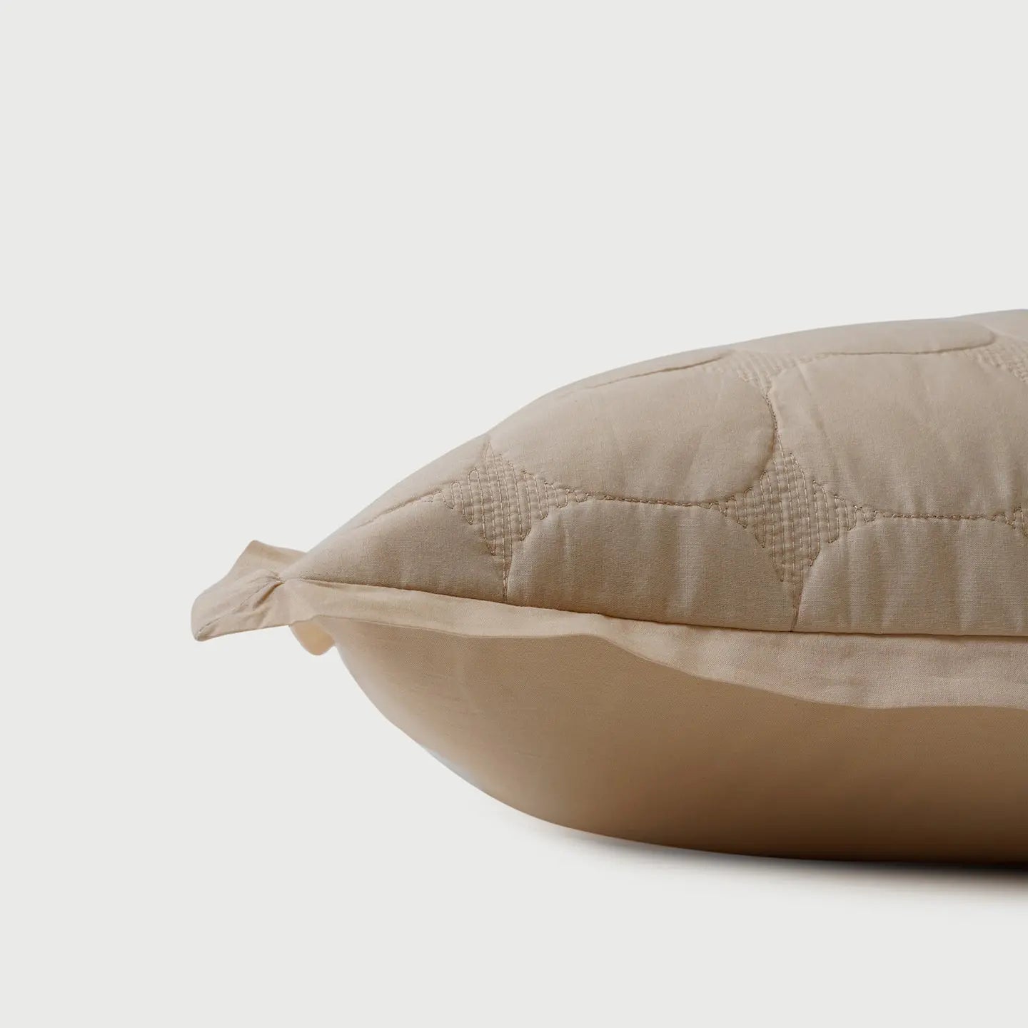 Zen Blush Quilted Cotton Pillow Covers SanctuaryLiving