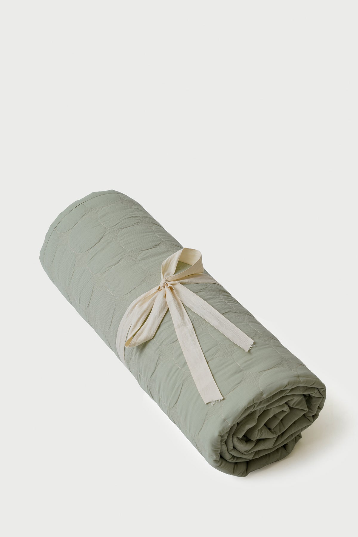 Zen Sage Cotton Quilted Bedding Set