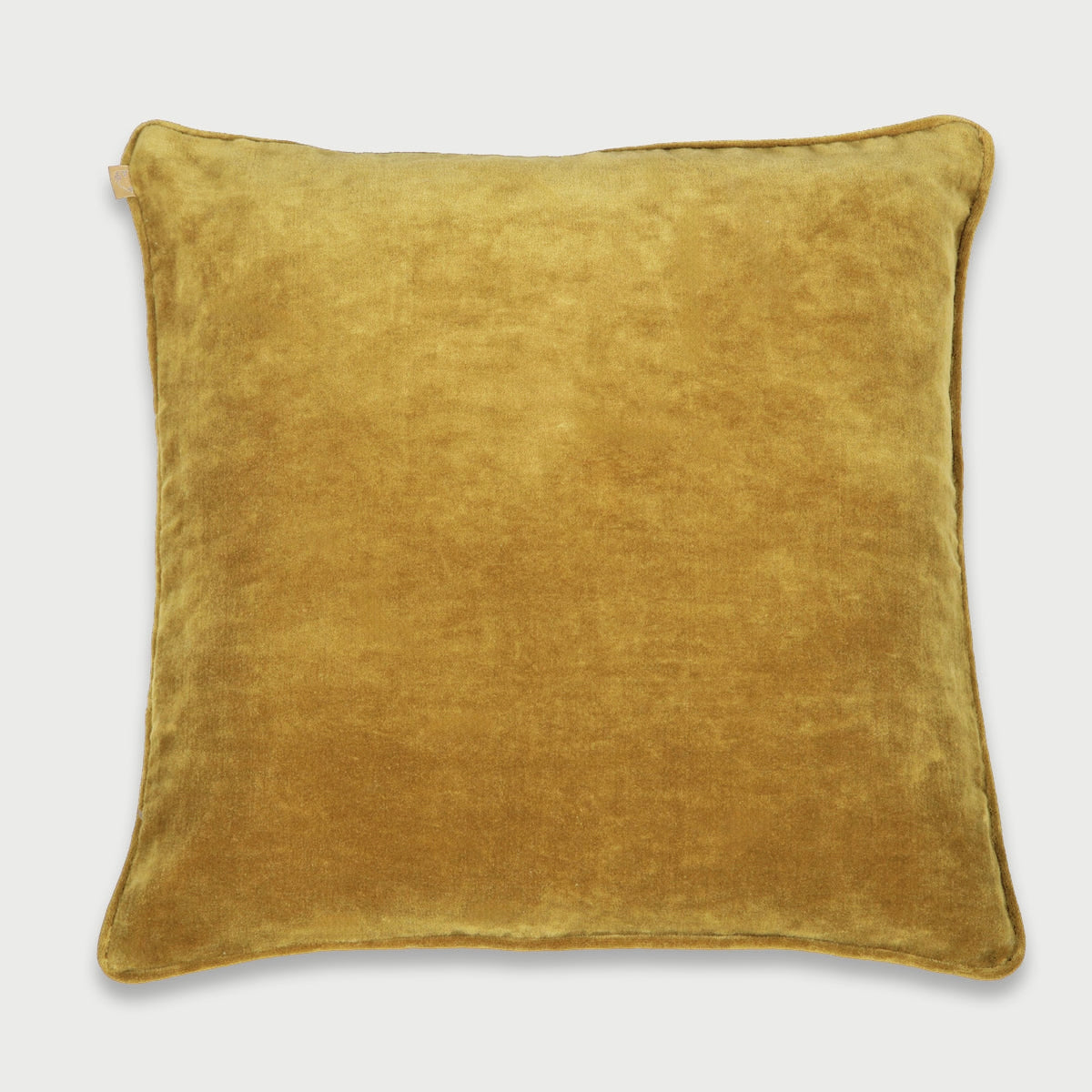 Deep Ochre Velvet Euro Sham
