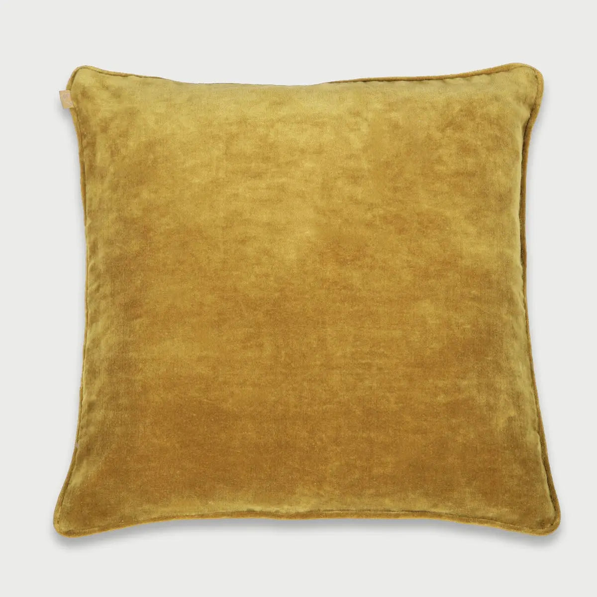 Deep Ochre Velvet Euro Sham SanctuaryLiving