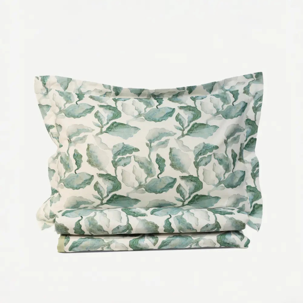 Cascade Teal Duvet Cover SanctuaryLiving