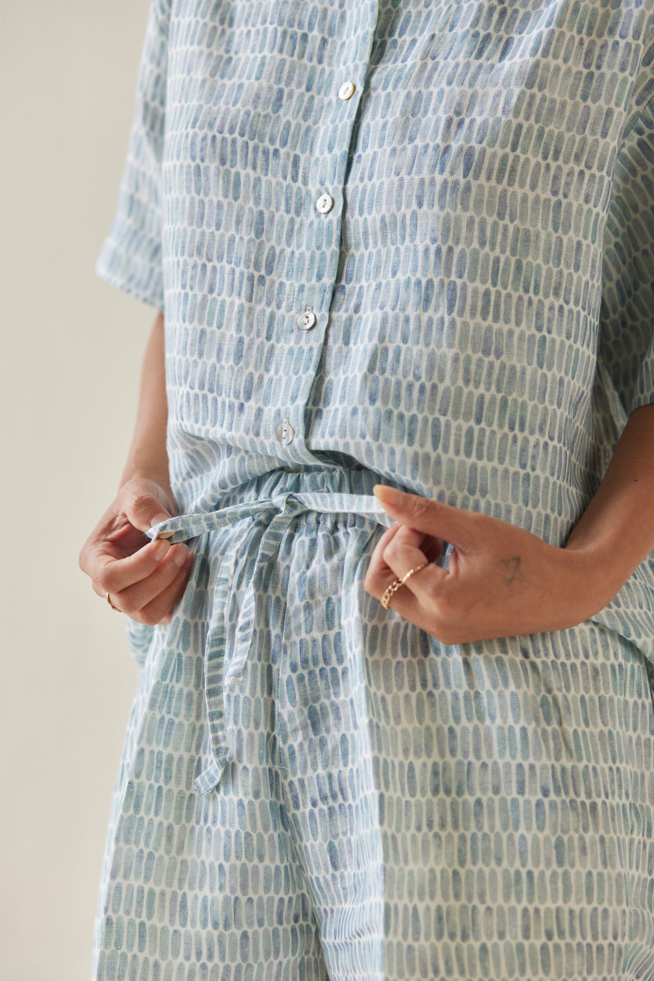 Echo Speckle Blue Shirt