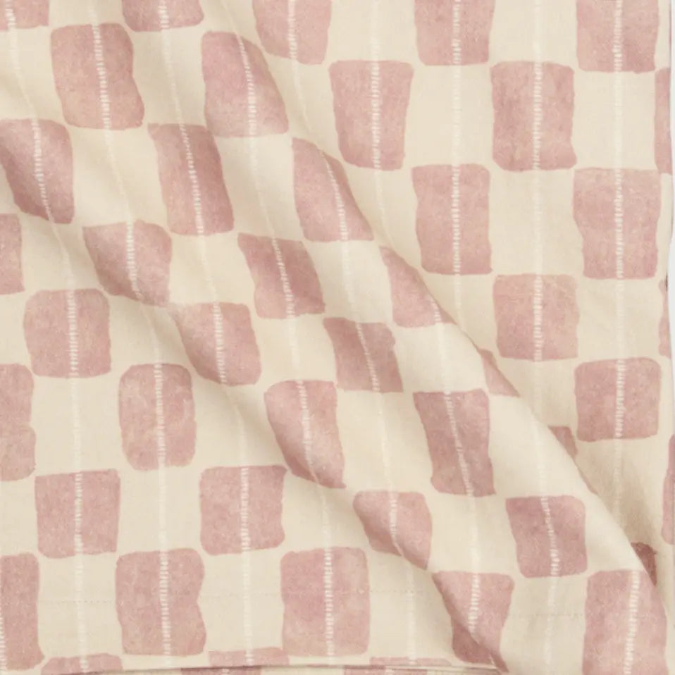 Echo Rose Printed Cotton Fabric SanctuaryLiving