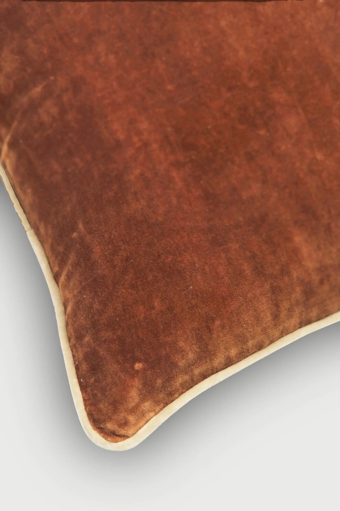 Glow Burnt Orange Velvet Cushion Cover SanctuaryLiving