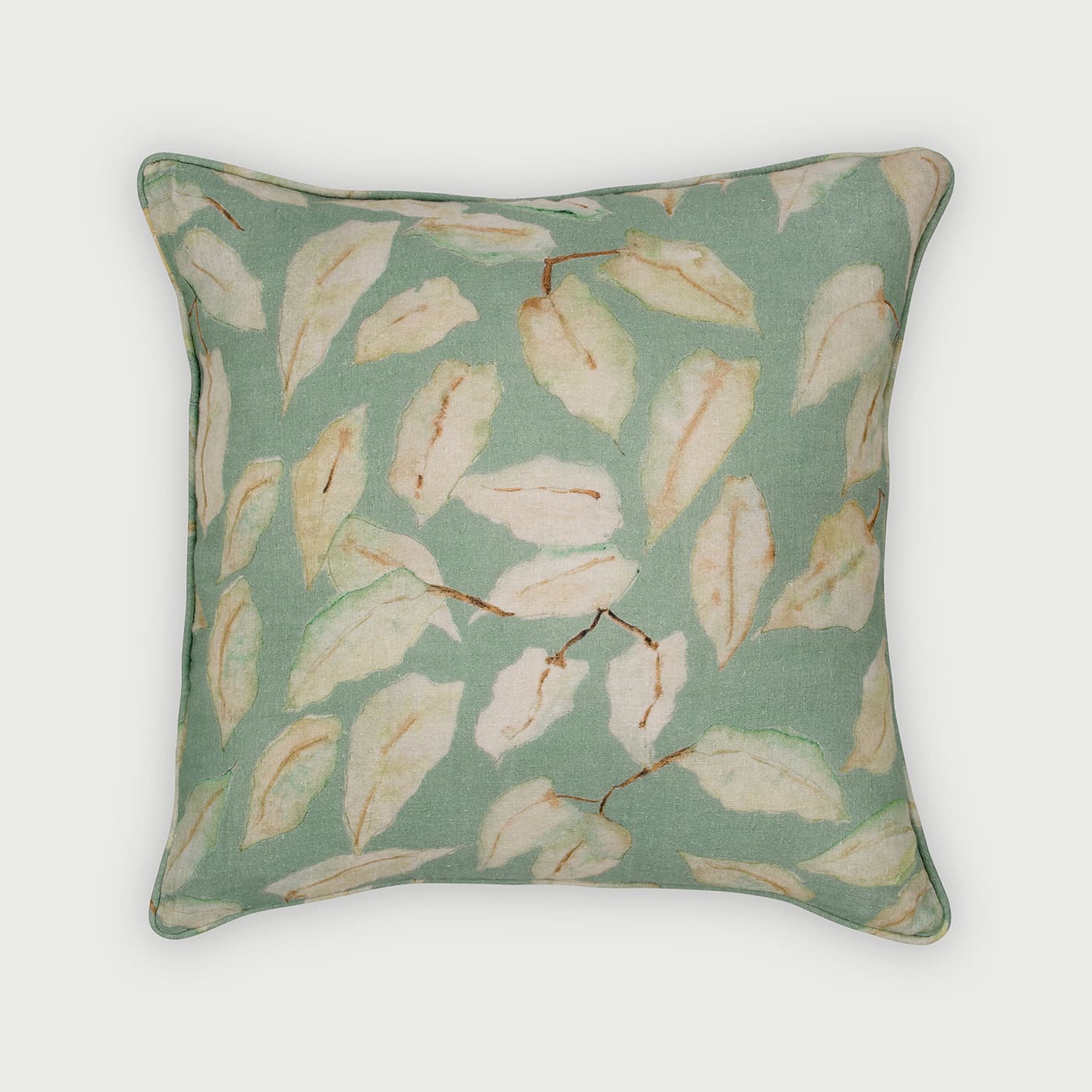Grove Duck Egg Linen Cushion Cover