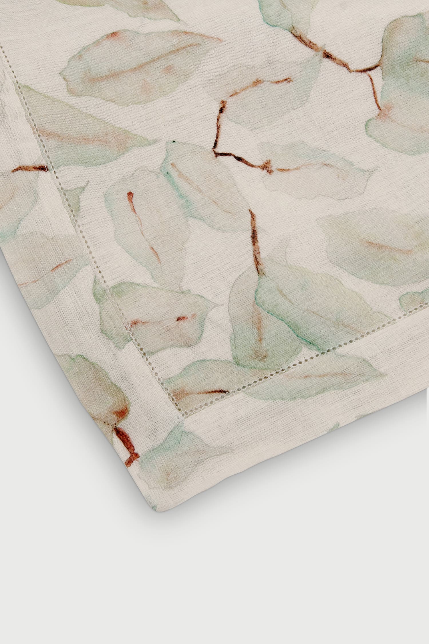 Grove Ivory Linen Table Cover