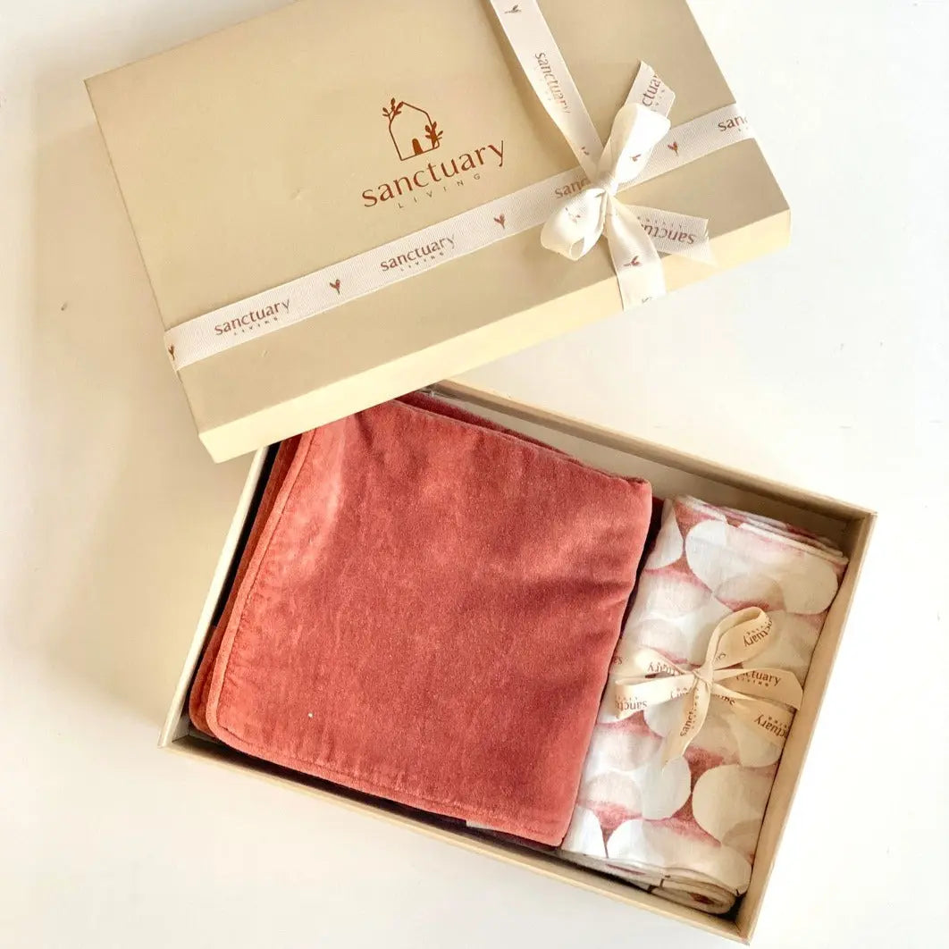 Rhubarb Cushion Gift Set SanctuaryLiving
