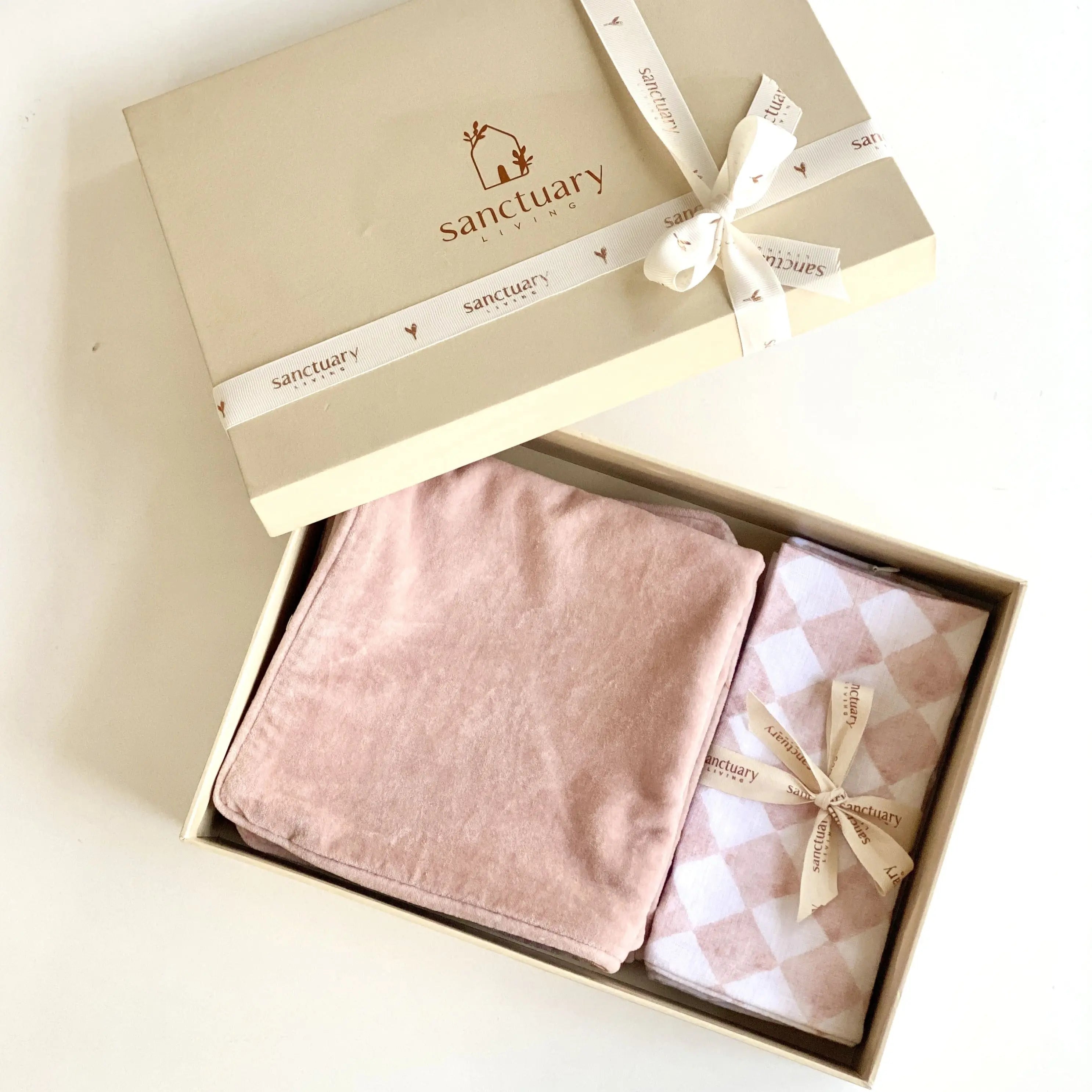 Blush Cushion Gift Set SanctuaryLiving