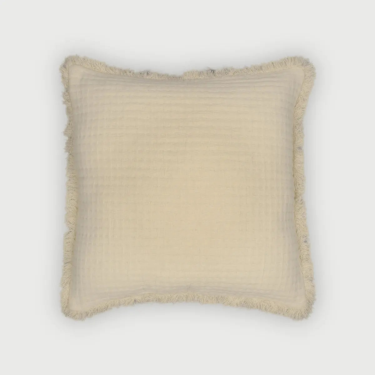 Trail Ivory Cotton Cushion Cover SanctuaryLiving