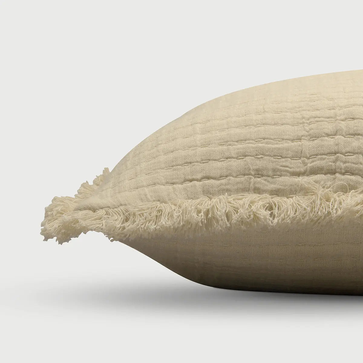 Trail Ivory Cotton Cushion Cover SanctuaryLiving