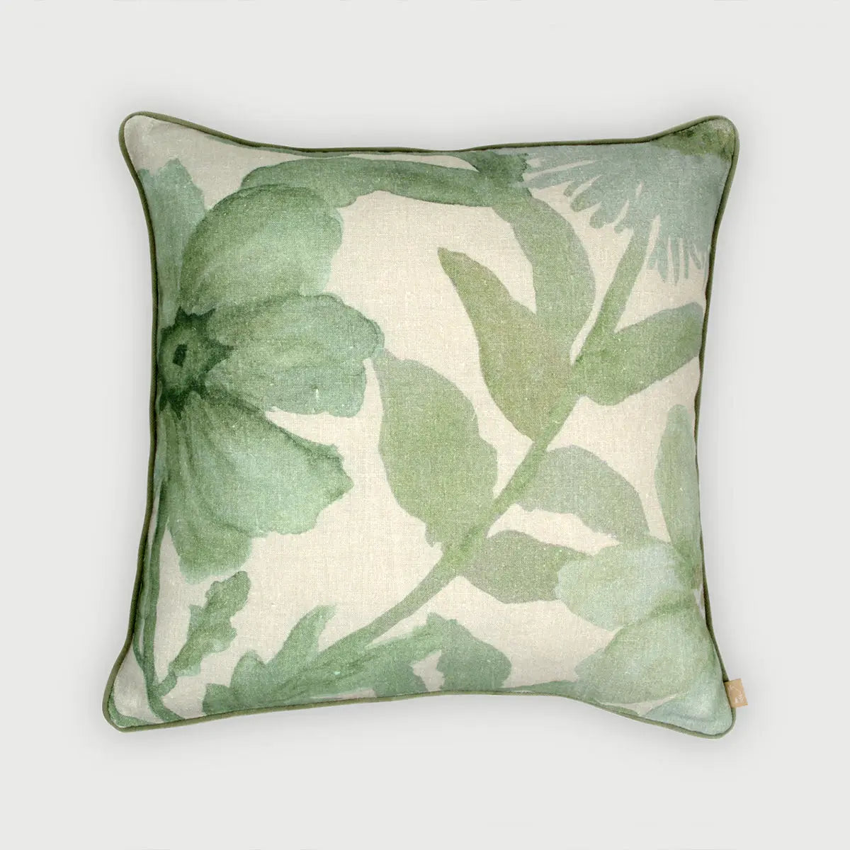 Wildflower Fern Linen Cushion Cover SanctuaryLiving