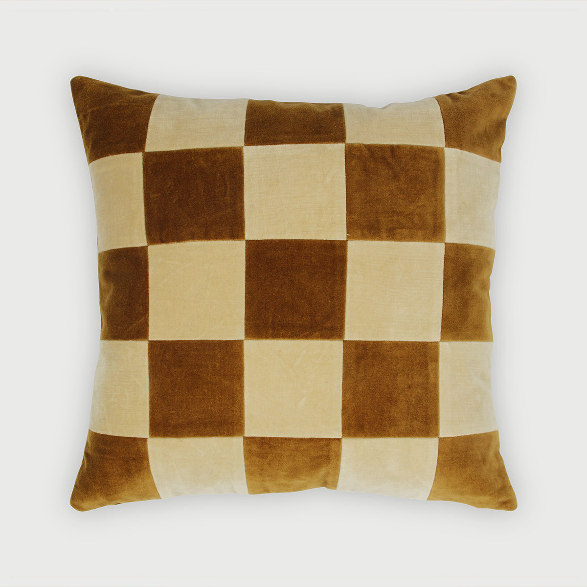 Fig Tan Brown Velvet Cushion Cover