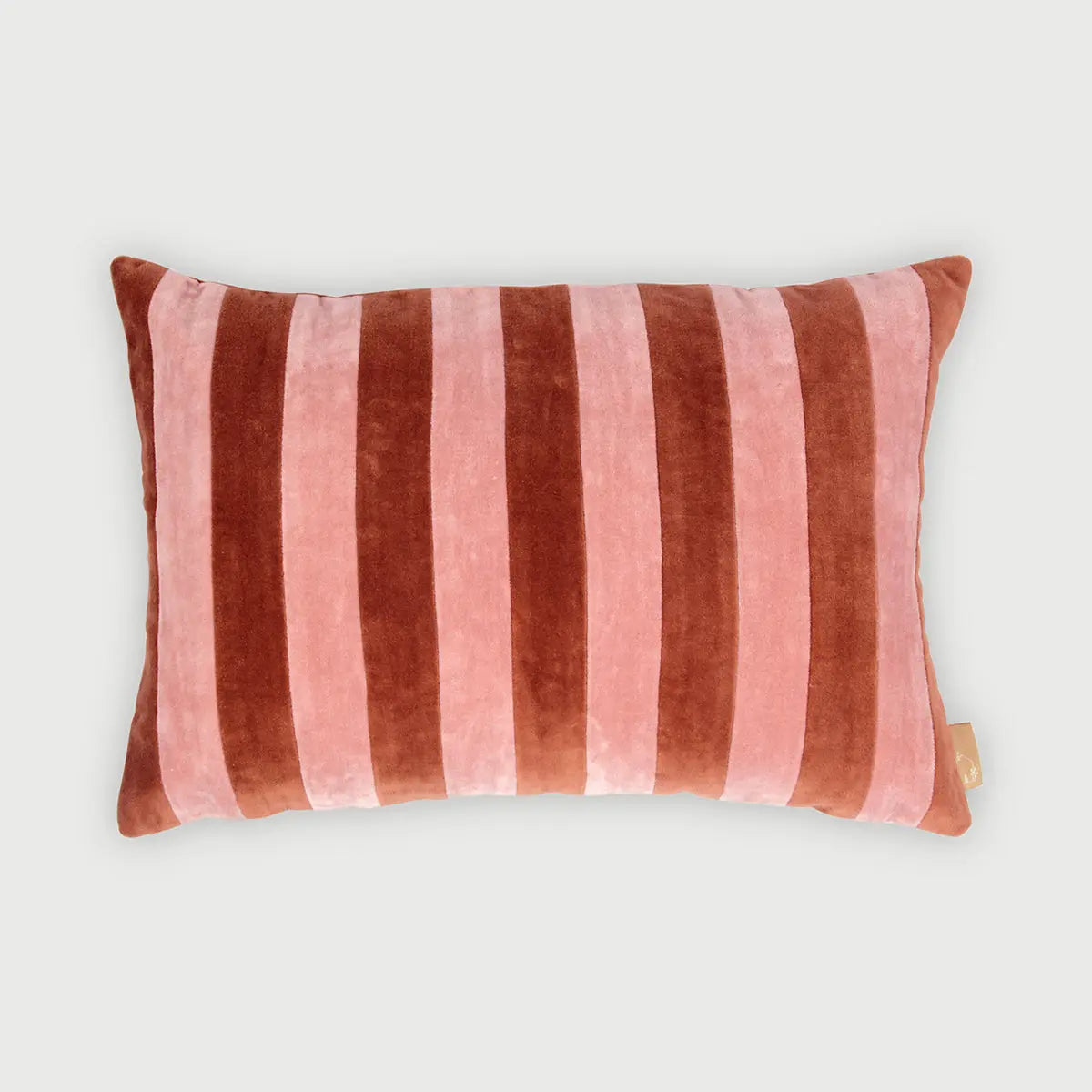 Holly Rhubarb Striped Oblong Cushion Cover SanctuaryLiving