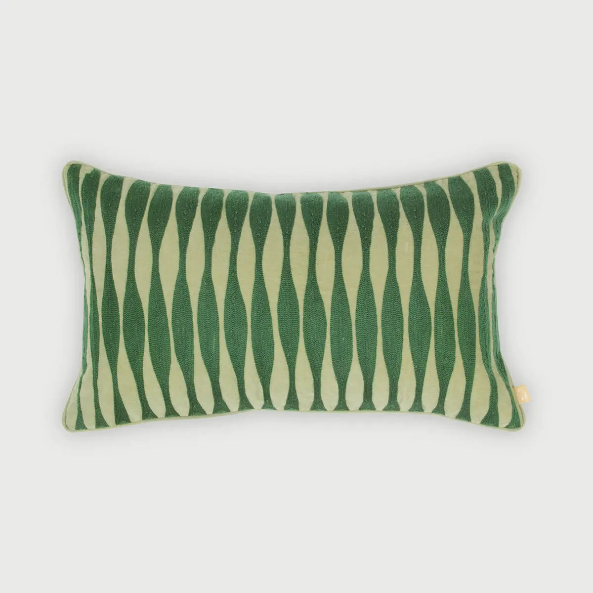 Ripple Eucalyptus Oblong Cushion Cover SanctuaryLiving