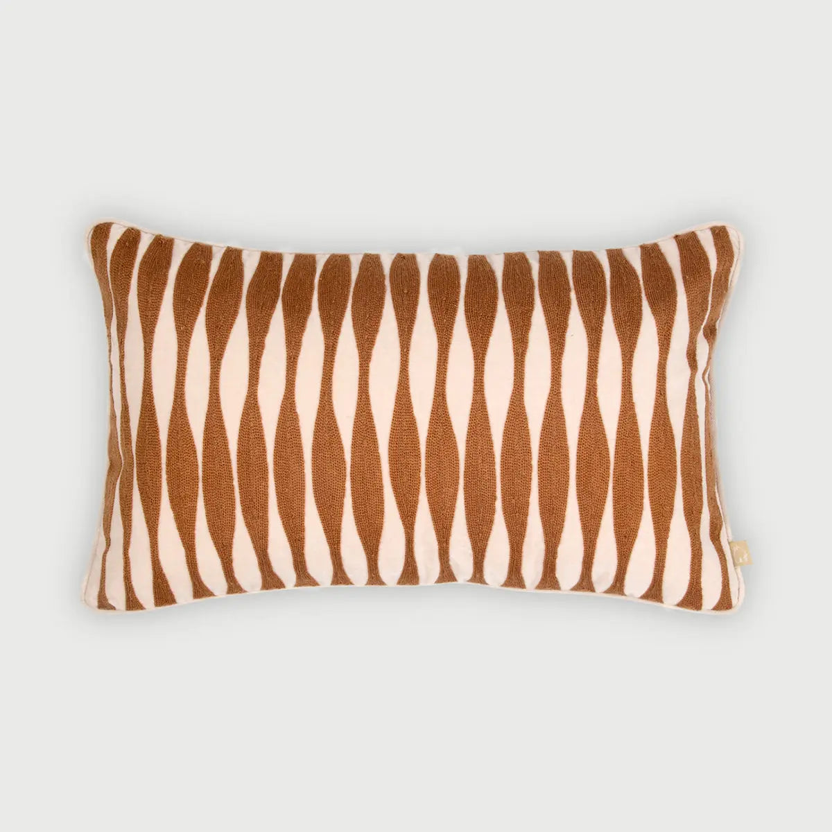 Ripple Spice Oblong Cushion Cover SanctuaryLiving