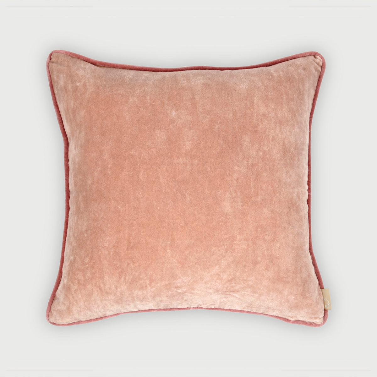 Glow Apricot Velvet Cushion Cover