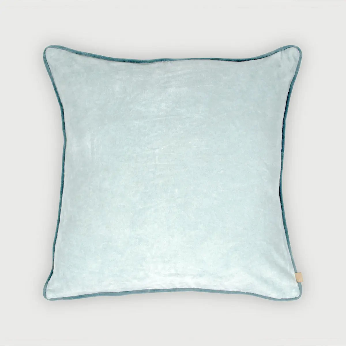 Glow Light Blue Velvet Cushion Cover SanctuaryLiving