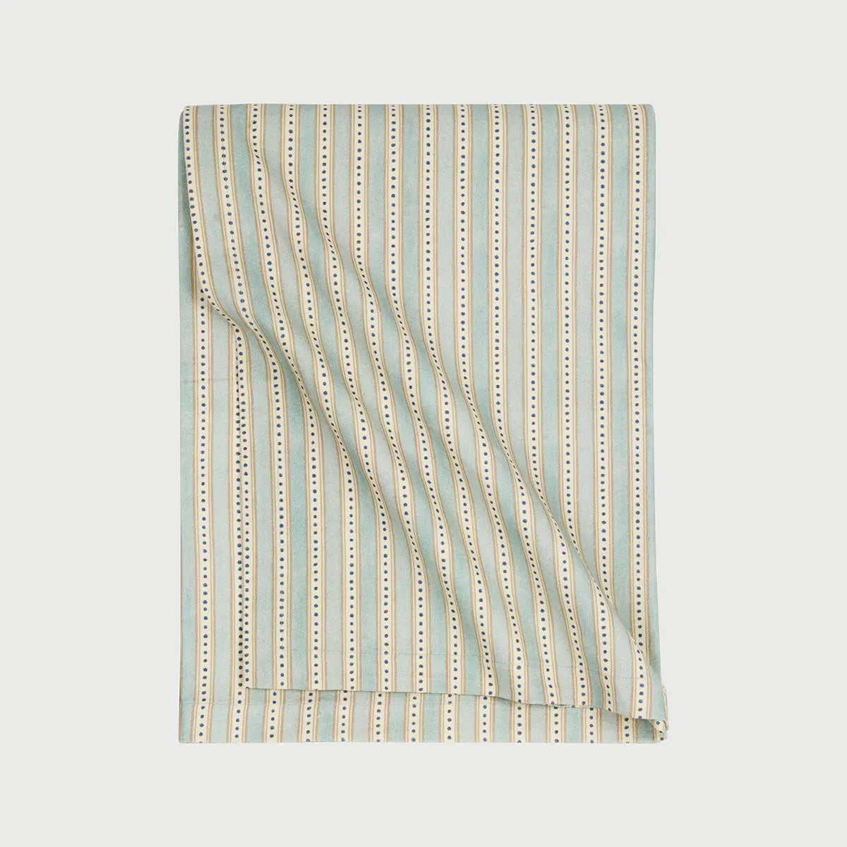 River Soft Blue Cotton Table Cover SanctuaryLiving