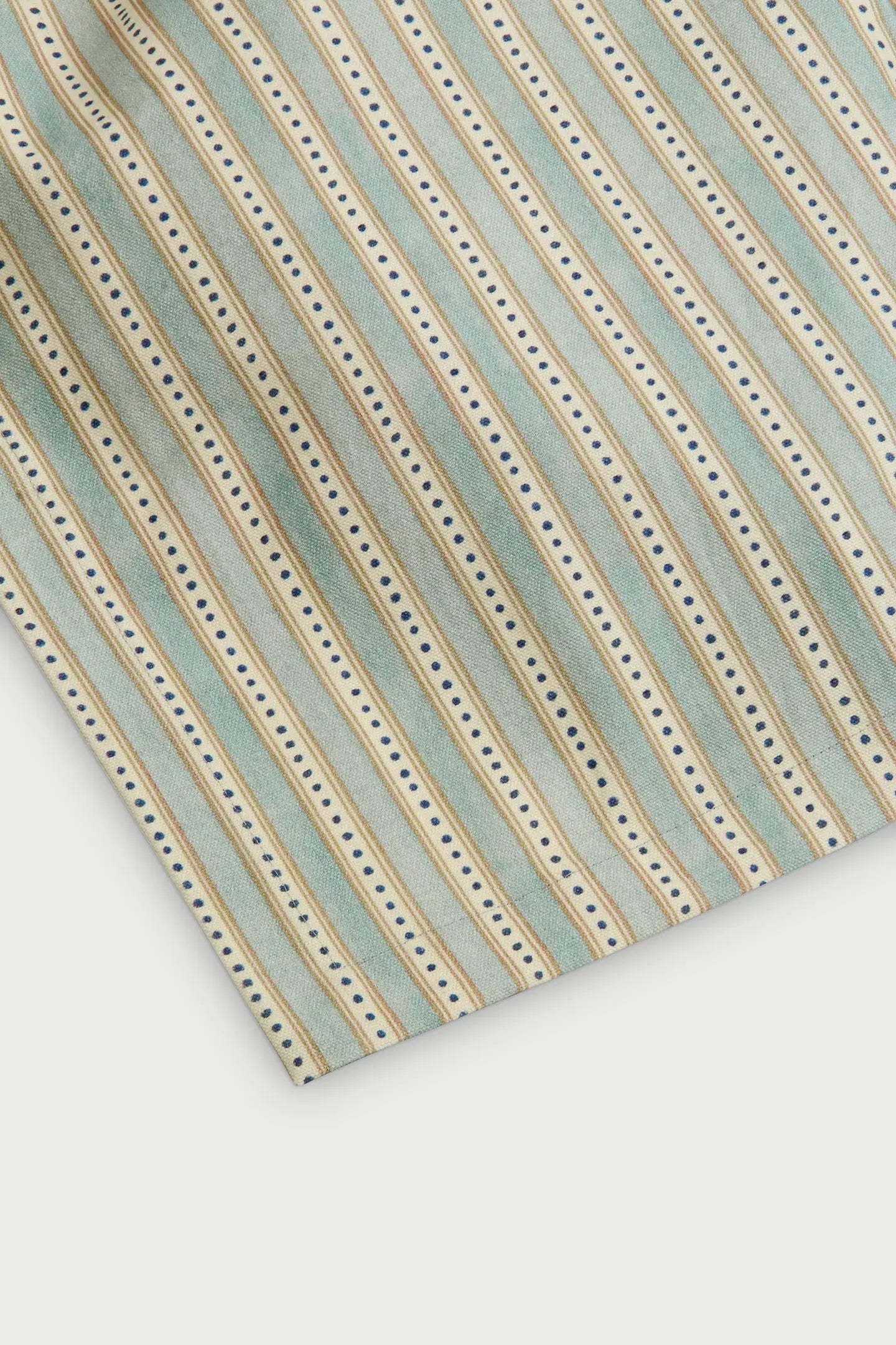 River Soft Blue Cotton Table Cover SanctuaryLiving