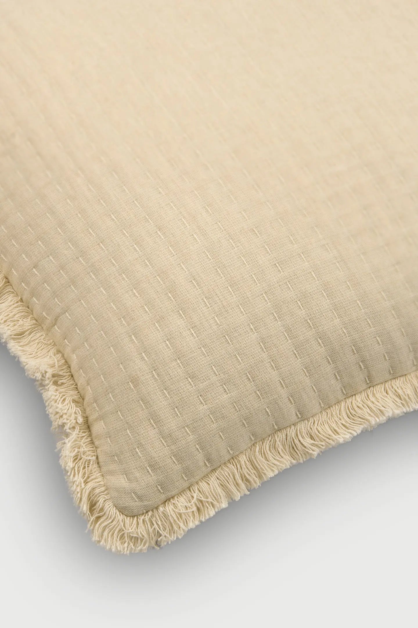 Trail Oatmeal Cotton Cushion Cover SanctuaryLiving
