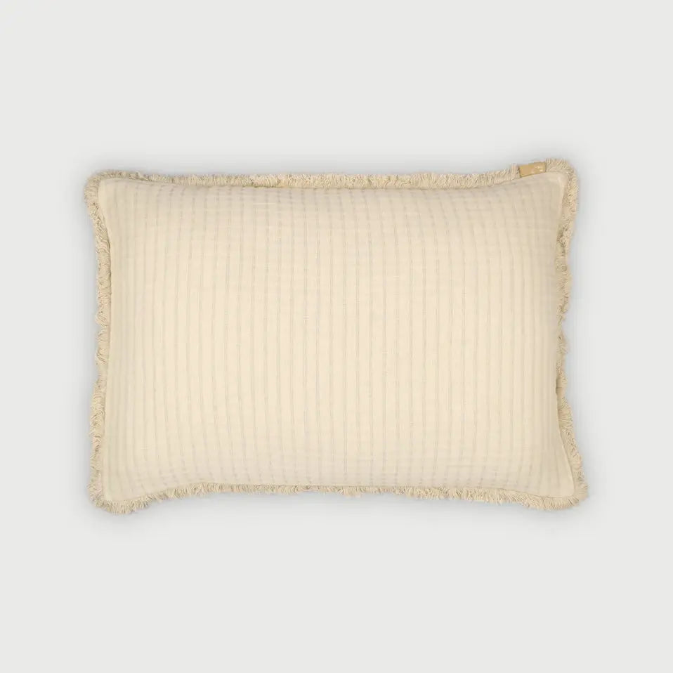 Trail Ivory Pillow Cover SanctuaryLiving