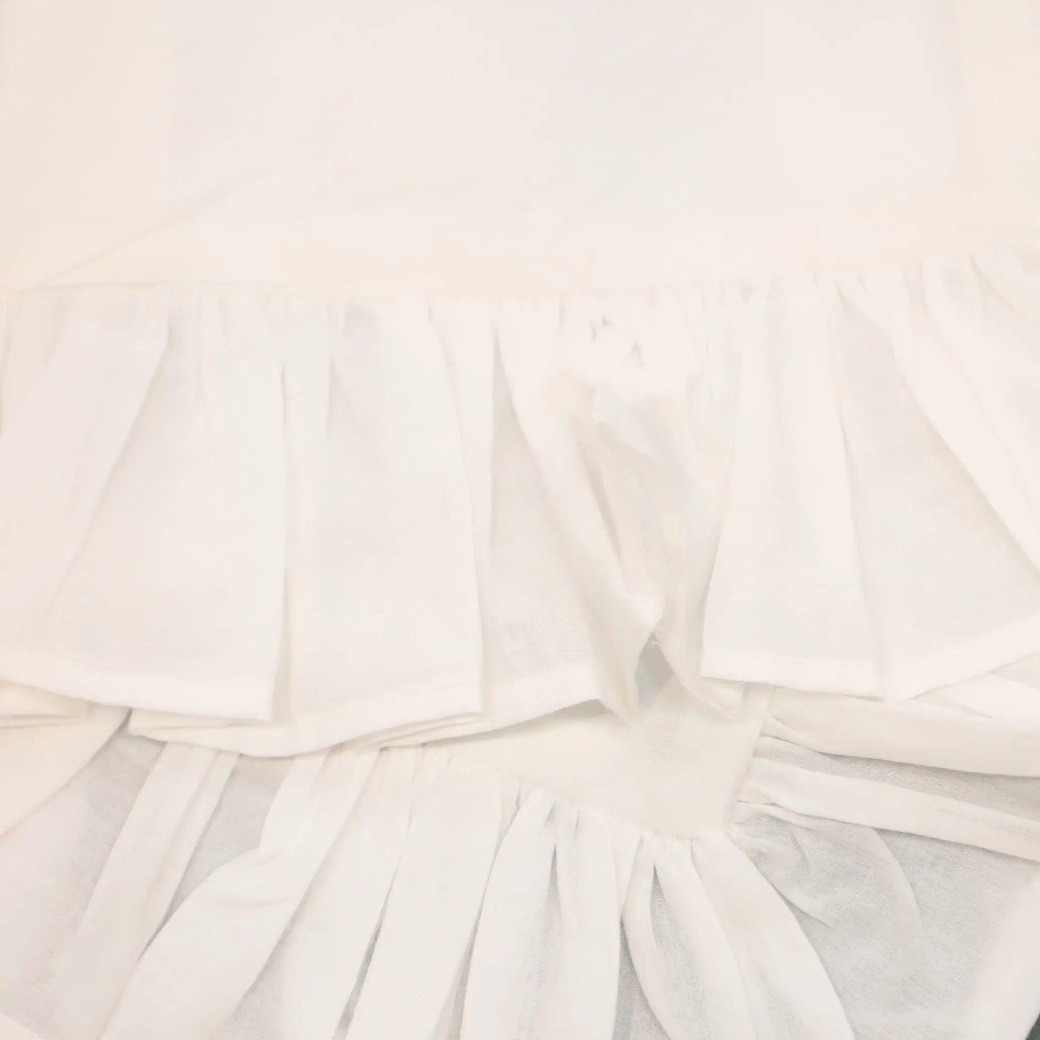 Ruffle Ivory Duvet Cover SanctuaryLiving
