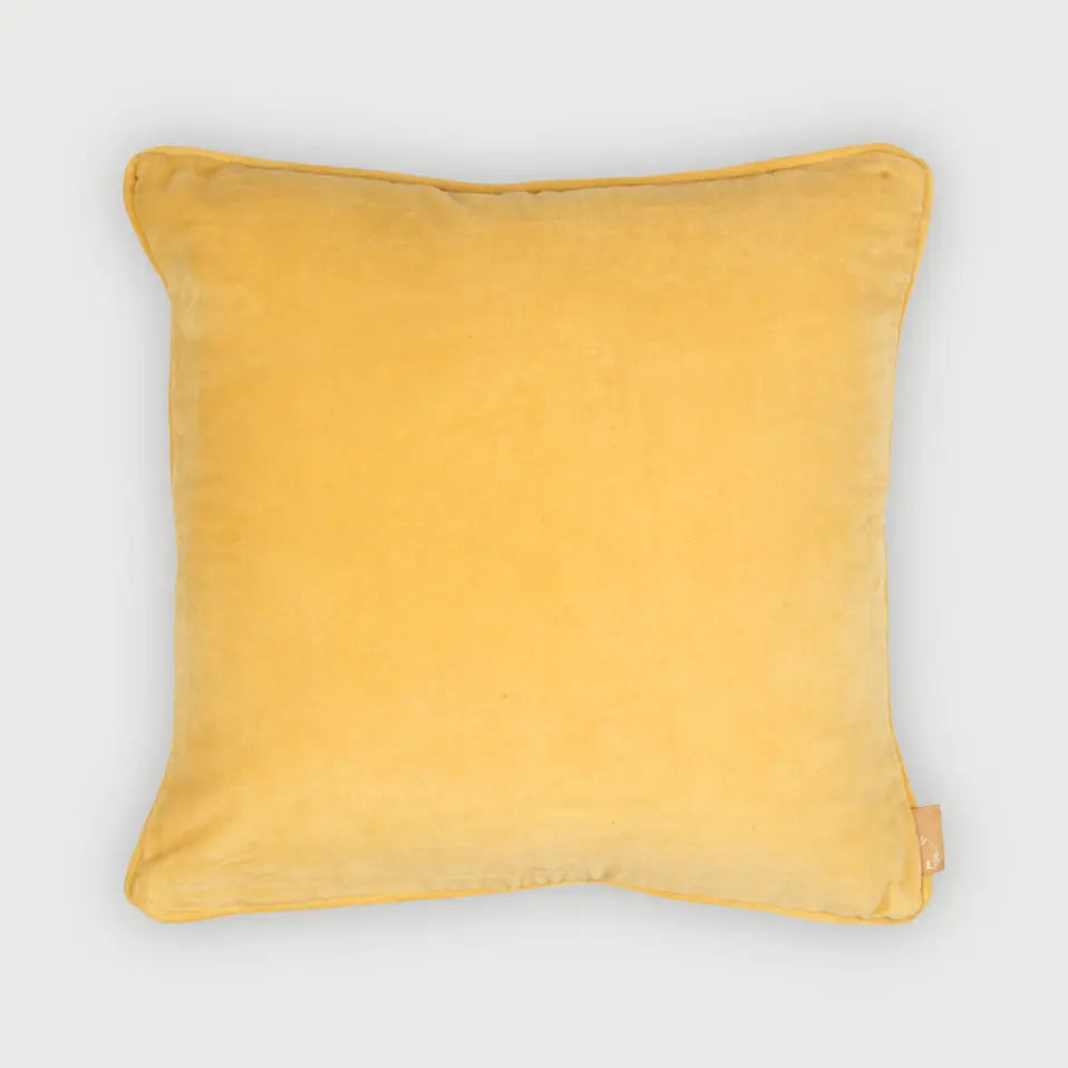 Butter Yellow Velvet Euro Sham SanctuaryLiving