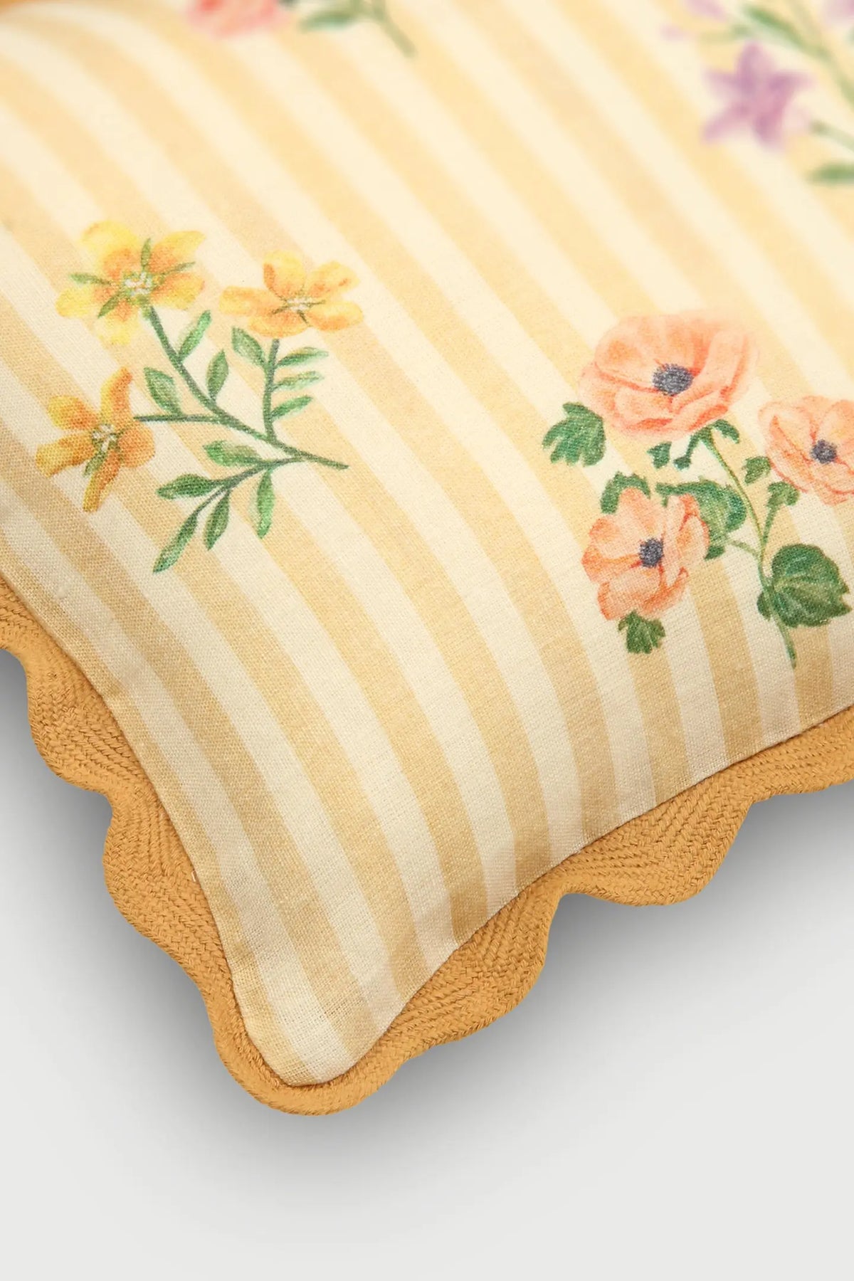 Rosalia Amber Linen Oblong Cushion Cover SanctuaryLiving