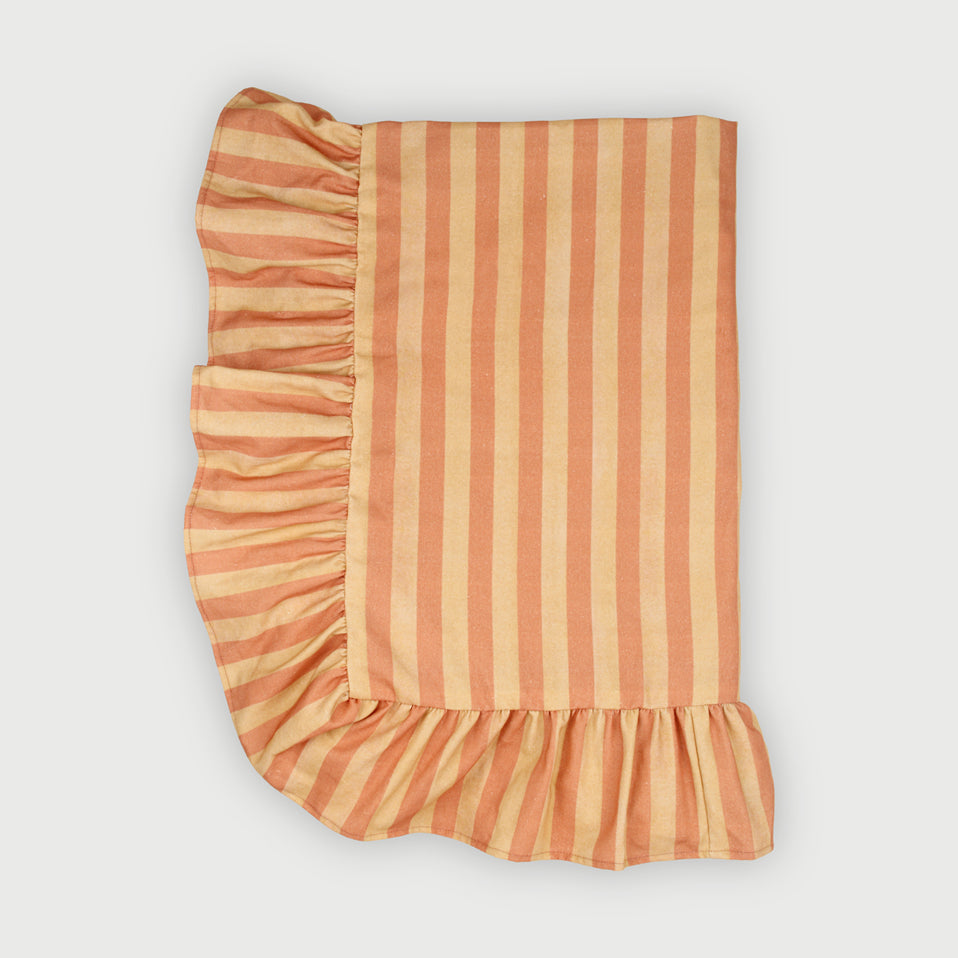 Linea Ruffle Amber Cotton Table Cover