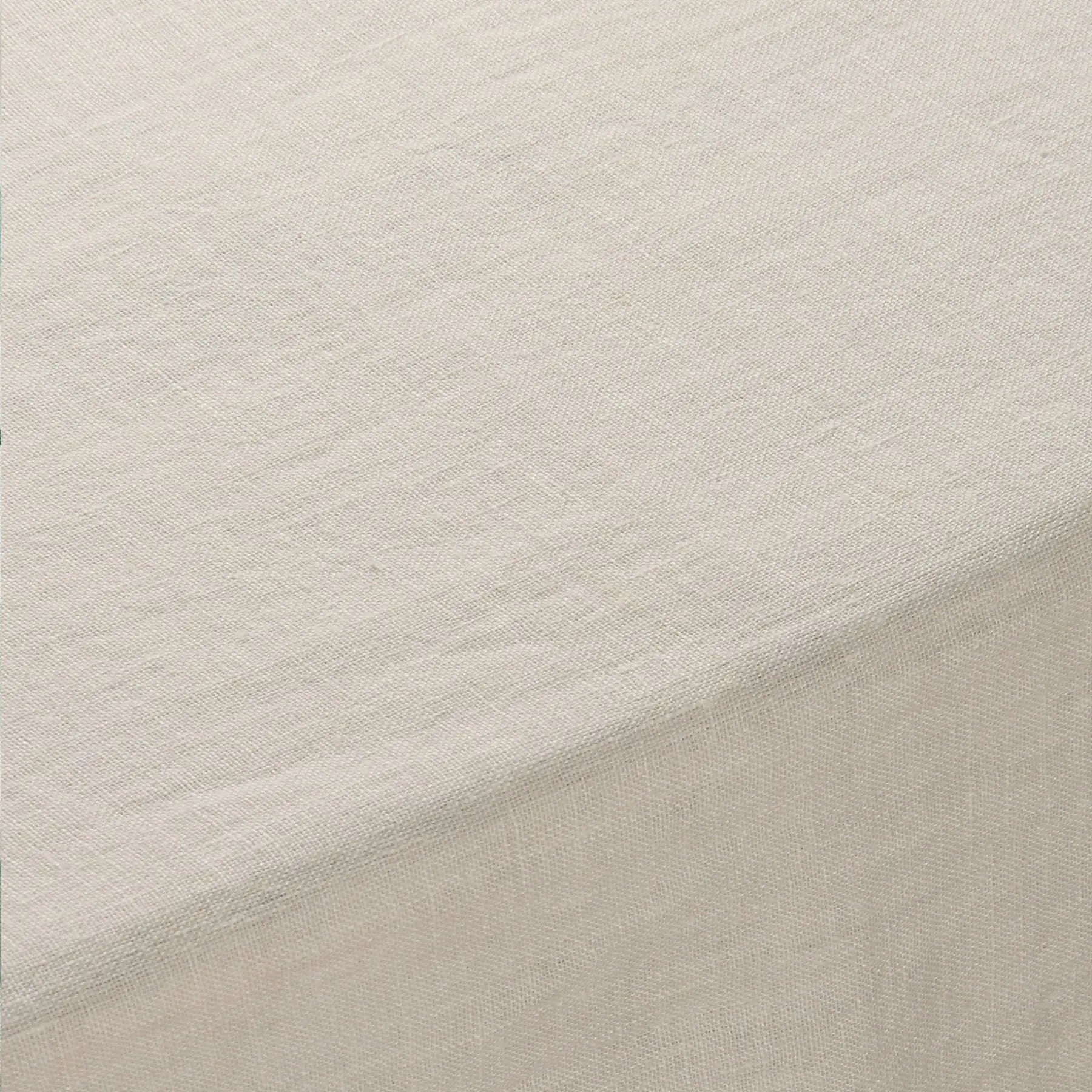 Ivory Linen Table Cover SanctuaryLiving