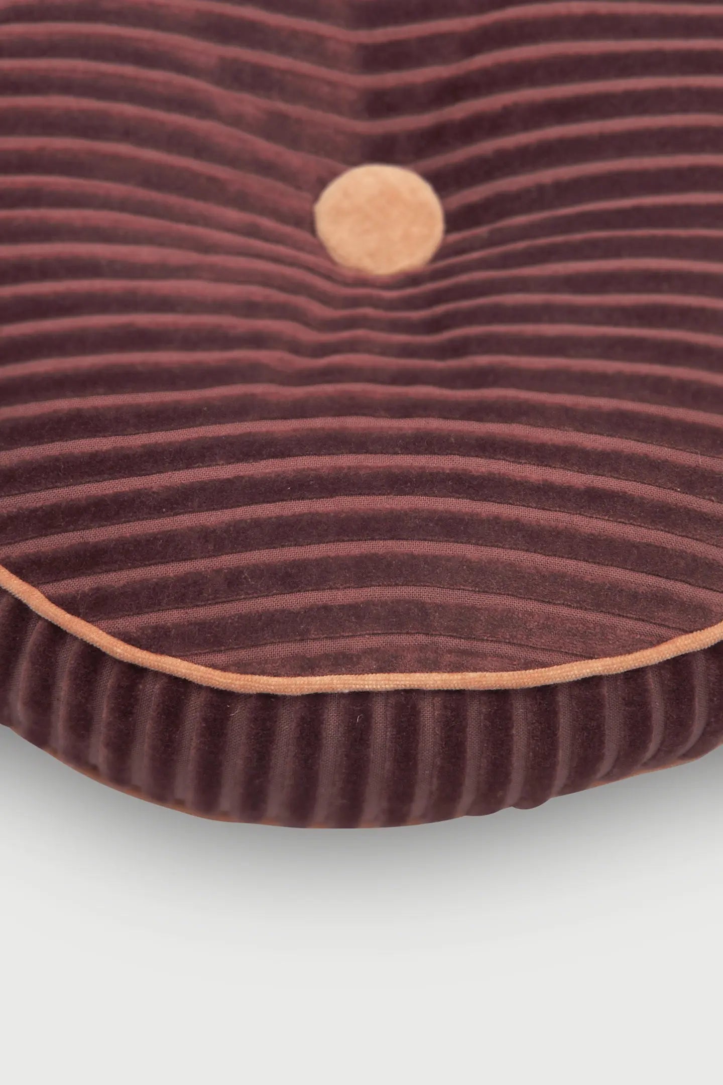 Luna Berry Velvet Round cushion SanctuaryLiving