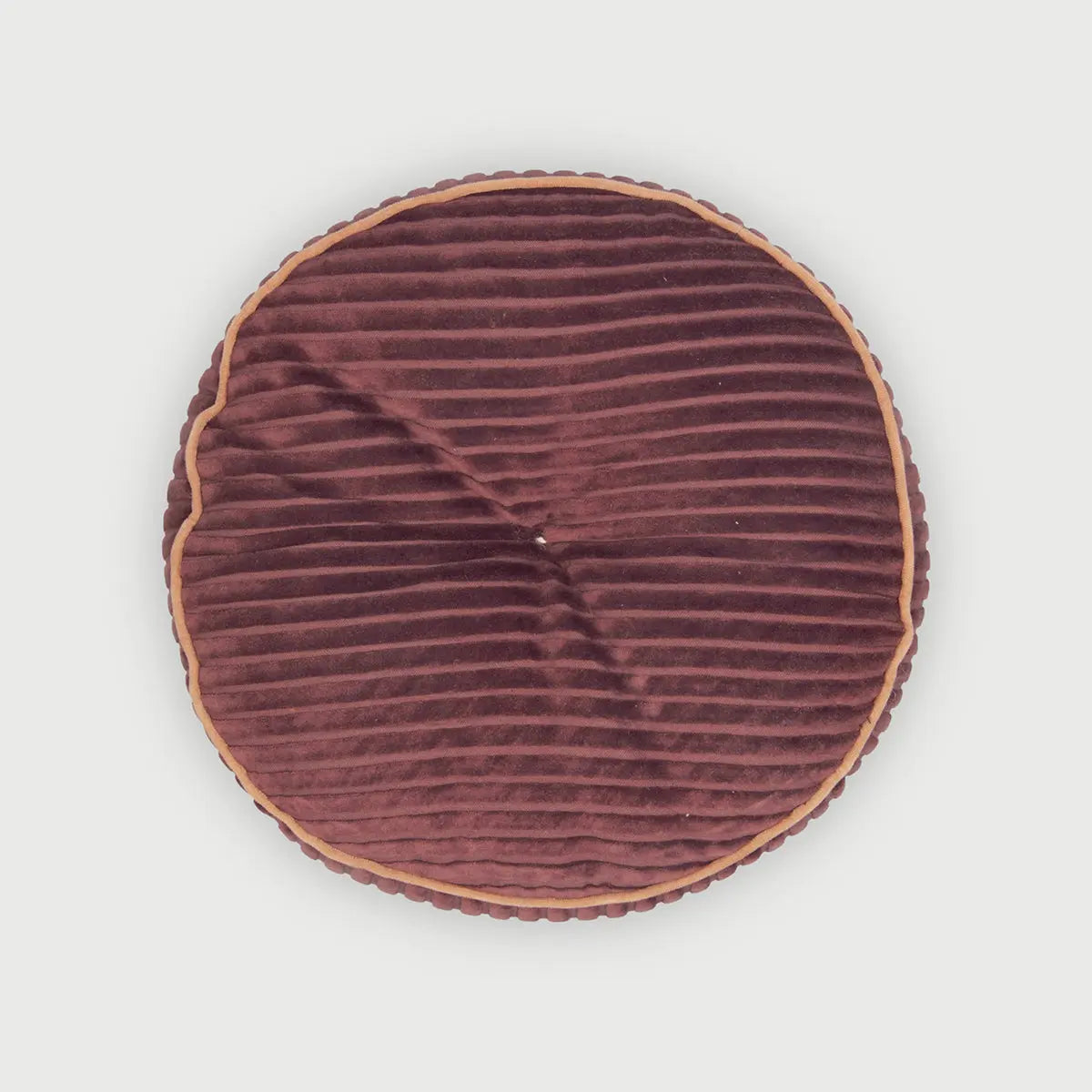 Luna Berry Velvet Round cushion SanctuaryLiving