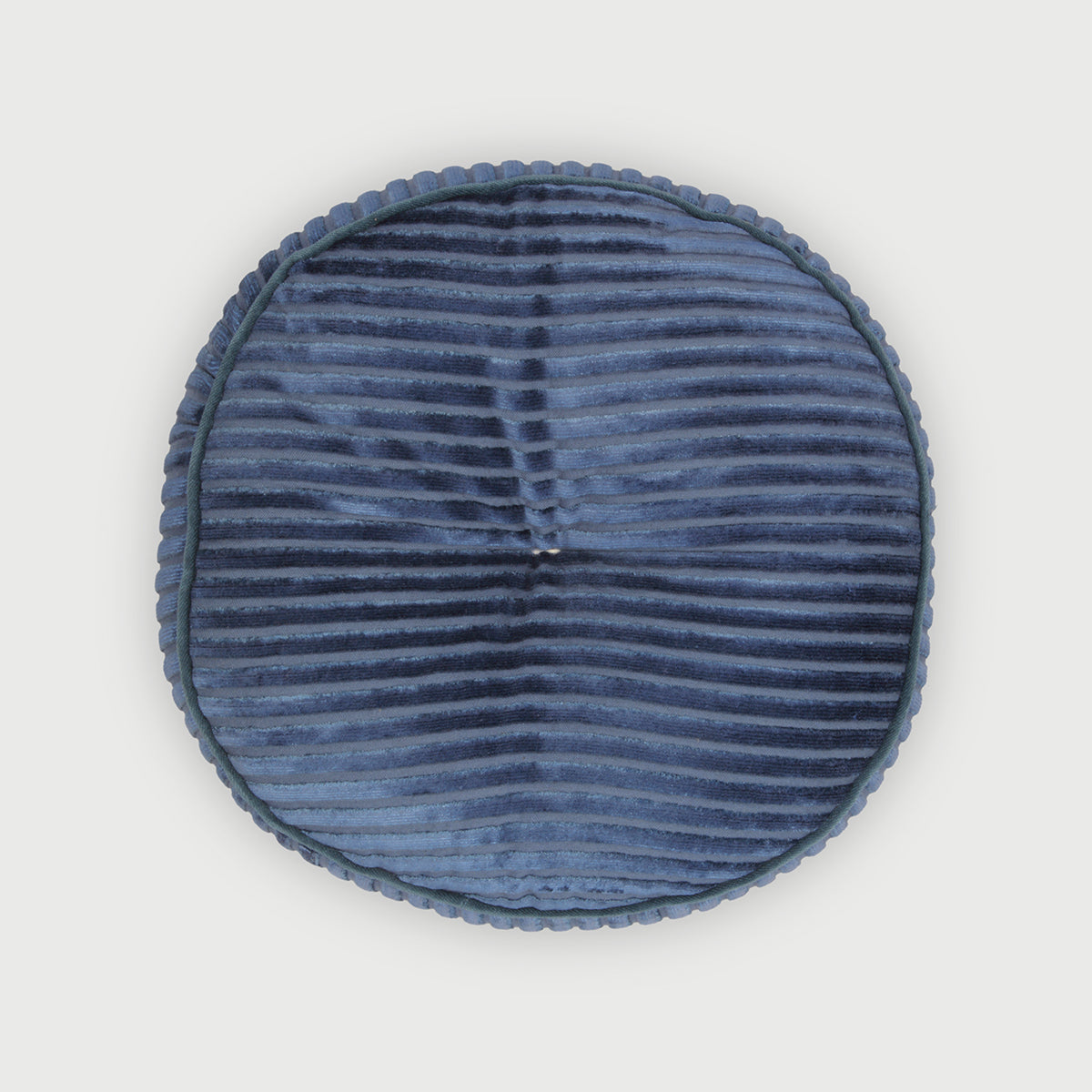 Luna Cobalt Velvet Round Cushion
