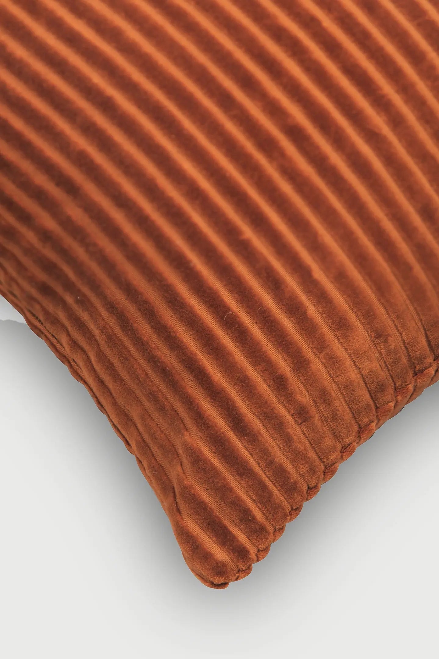 Luna Burnt Orange Oblong Velvet Cushion Cover SanctuaryLiving