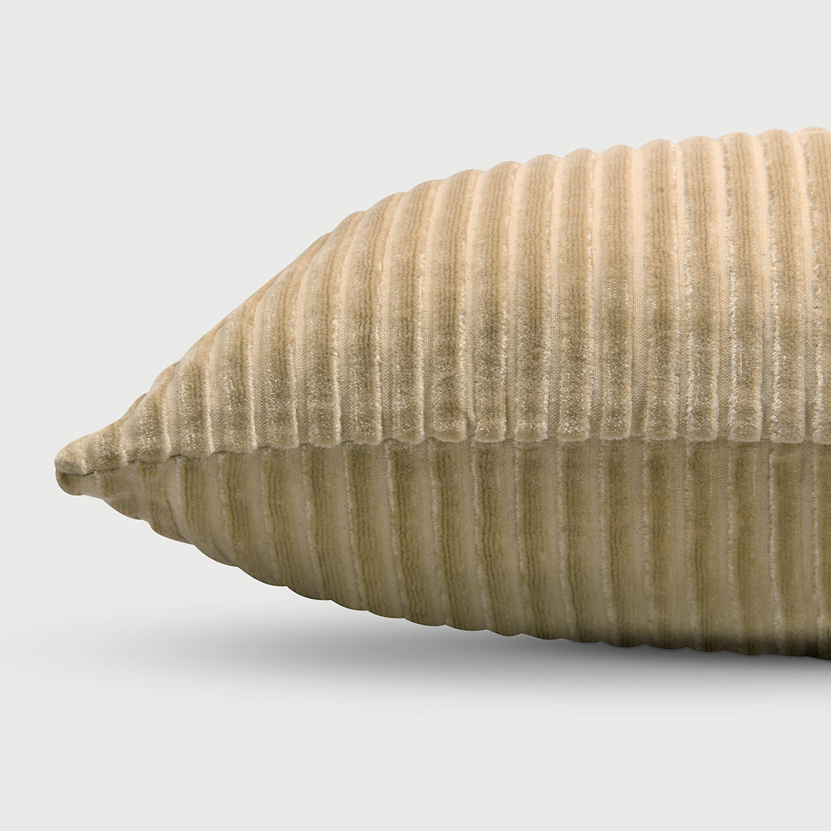 Luna Sandstone Oblong Velvet Cushion Cover