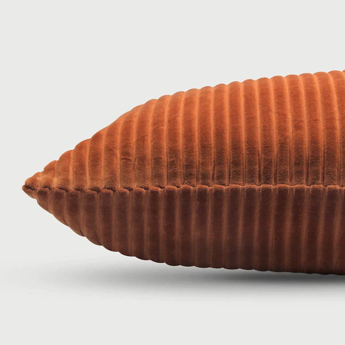 Luna Burnt Orange Oblong Velvet Cushion Cover SanctuaryLiving