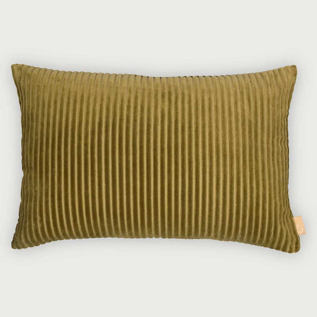 Luna Olive Oblong Velvet Cushion Cover SanctuaryLiving