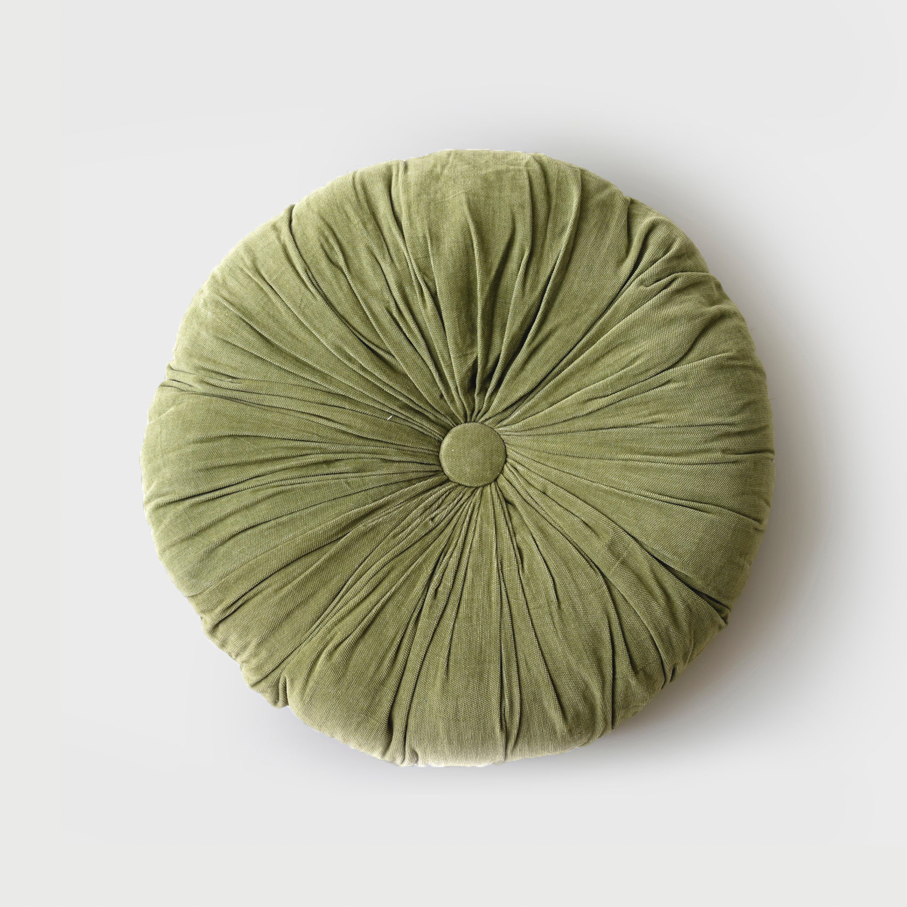 Cuddle Fern Velvet Round Cushion