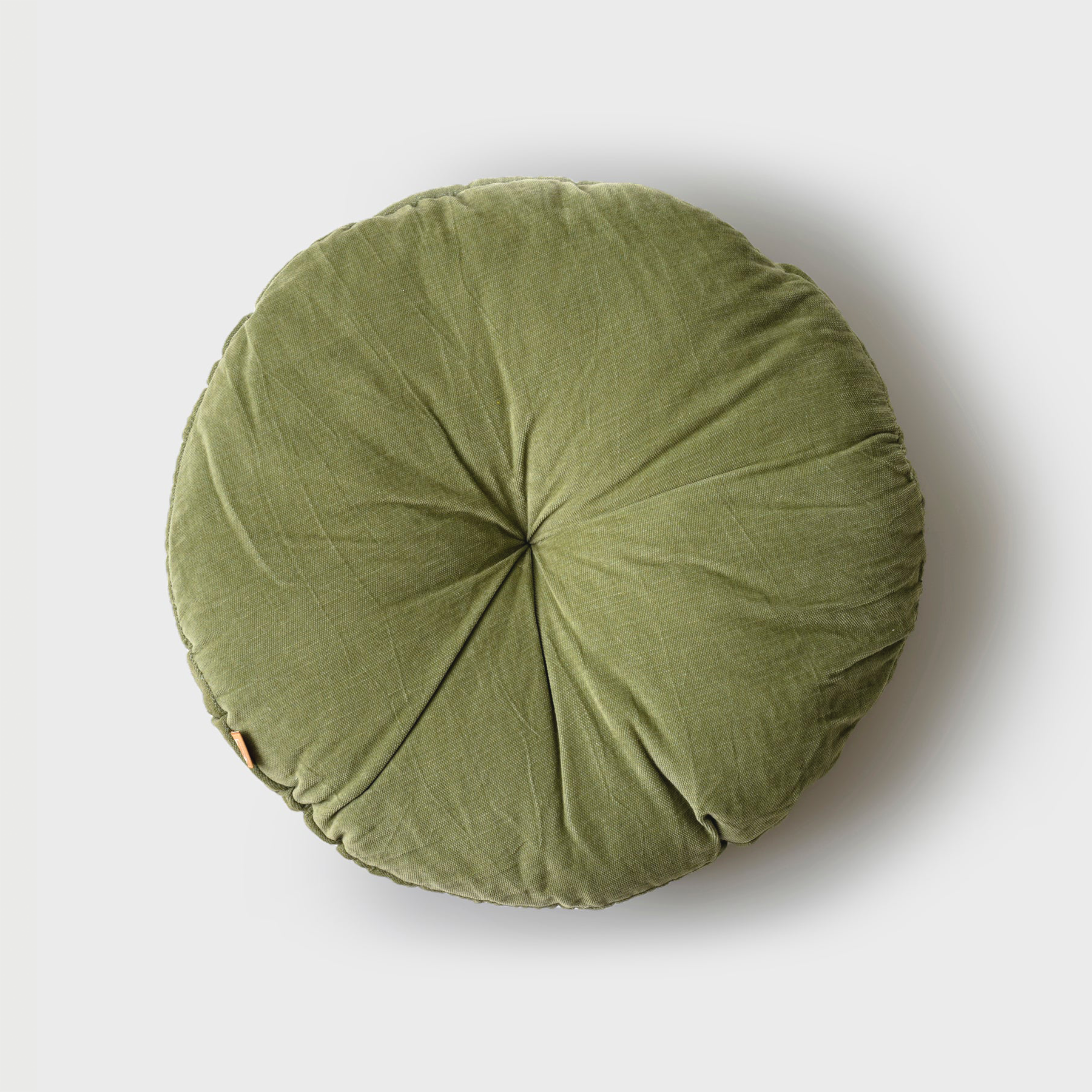 Cuddle Fern Velvet Round Cushion