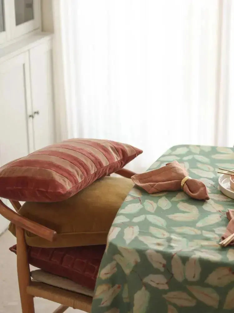 Spice Herringbone Linen Table Napkins-Set of 2 SanctuaryLiving