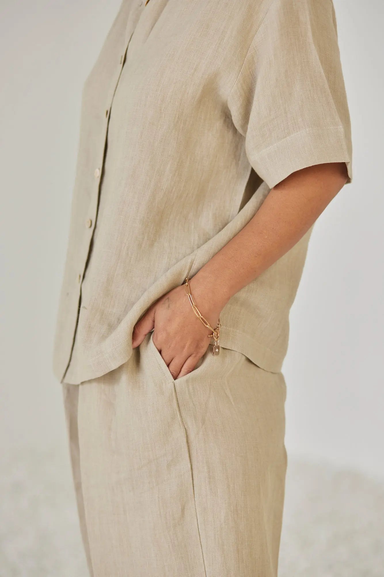 Oasis Linen Flax Co-ord Set SanctuaryLiving