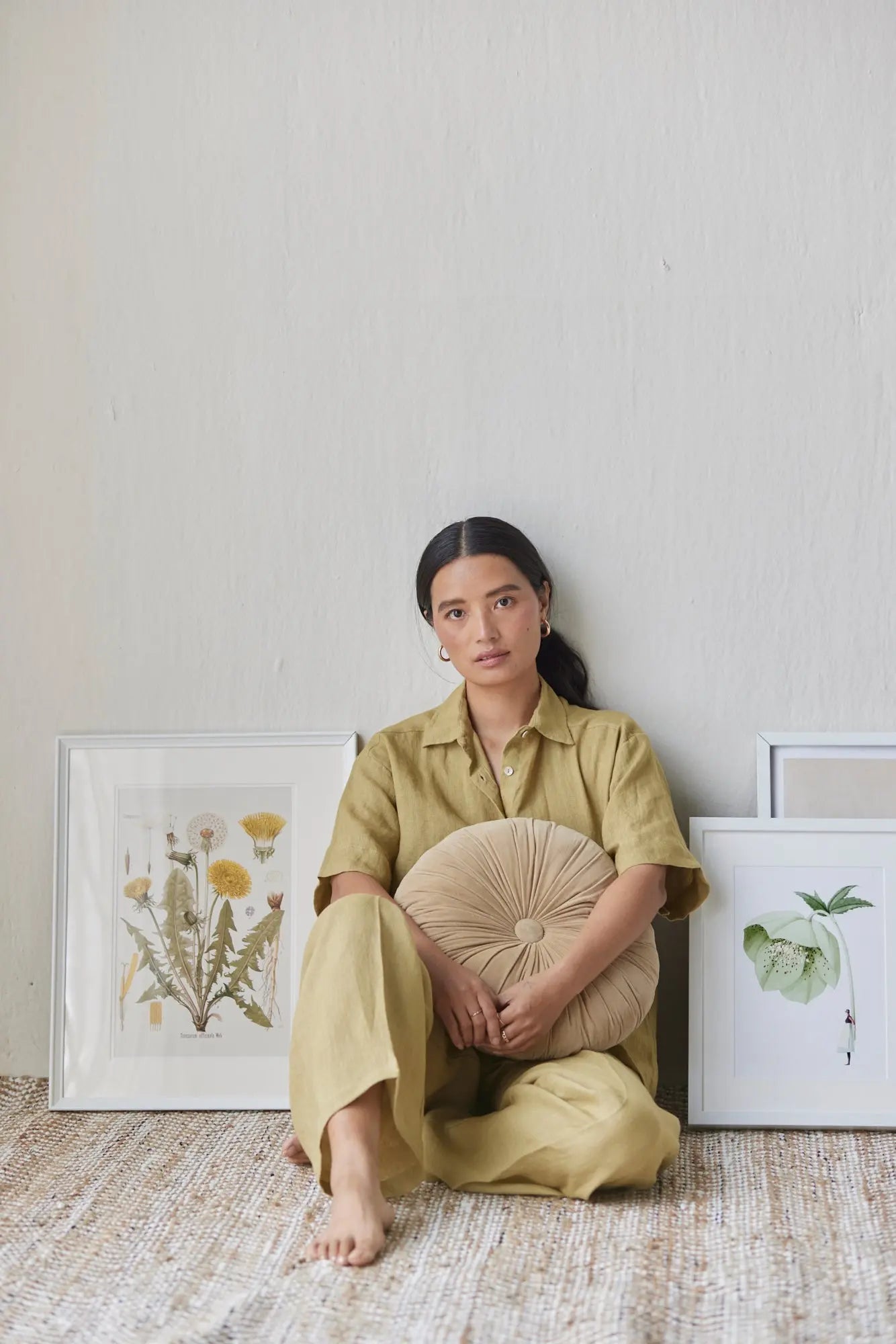 Oasis Linen Ochre Shirt SanctuaryLiving