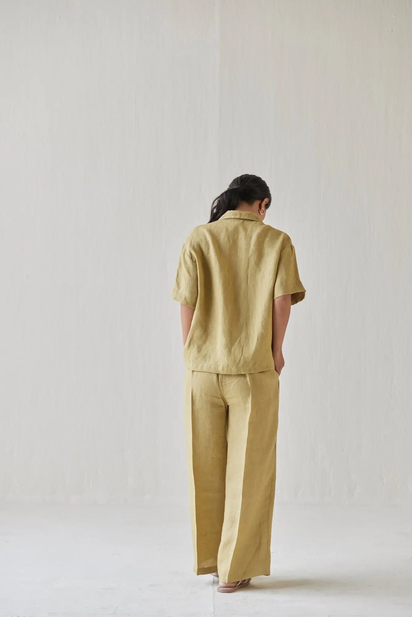 Oasis Linen Ochre Co-ord Set SanctuaryLiving