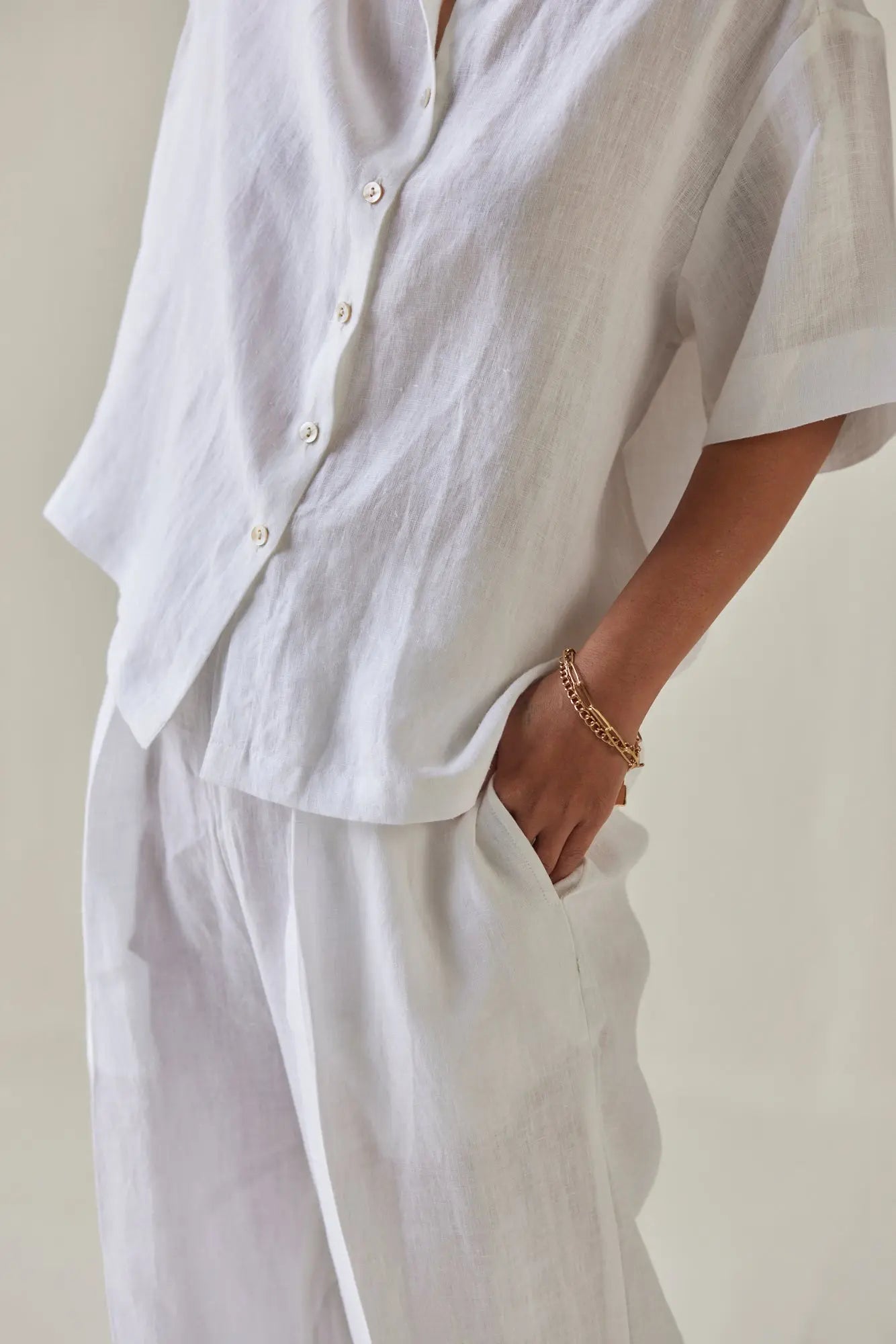Oasis Linen White Shirt SanctuaryLiving