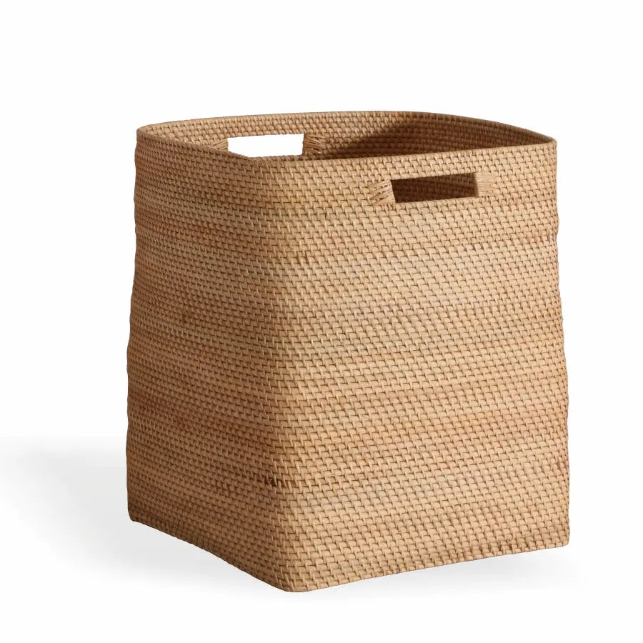Boston Handwoven Rattan Basket-Natural Quilt Avenue