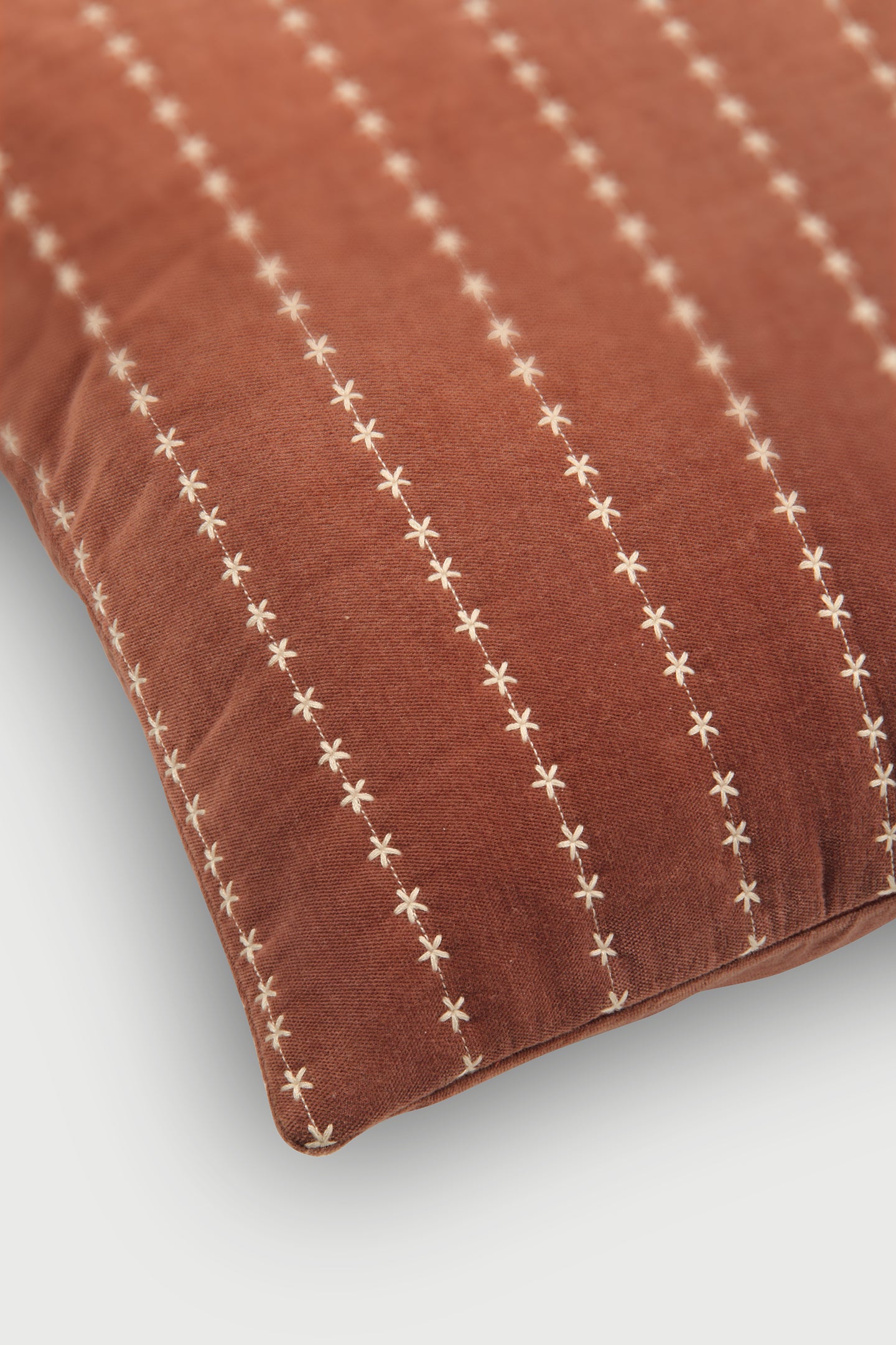 Sitara Rhubarb Velvet Cushion Cover
