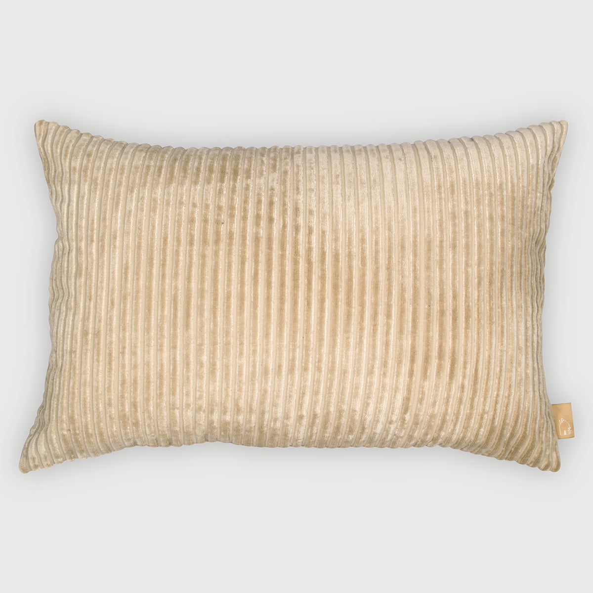 Luna Sandstone Oblong Velvet Cushion Cover